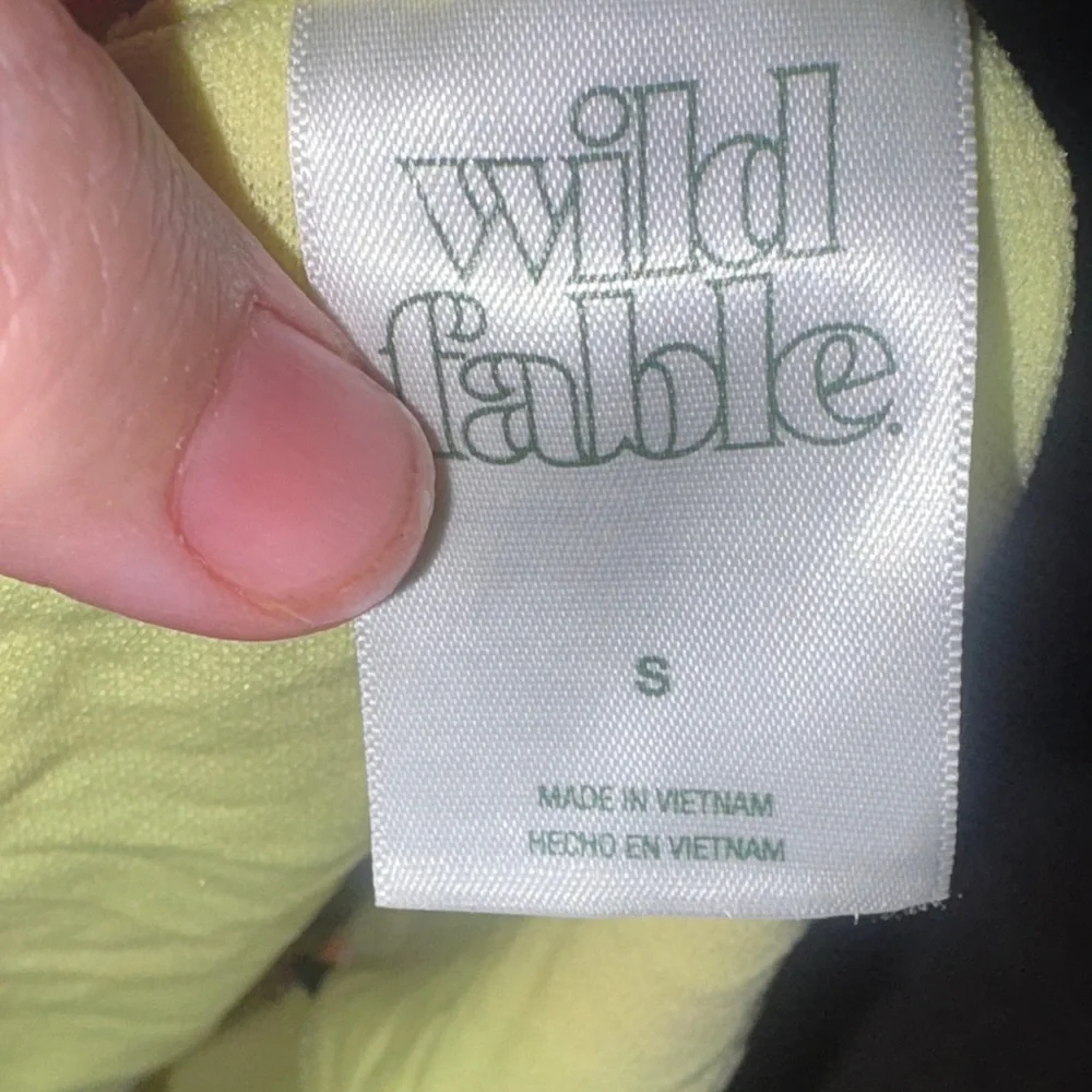 Wild Fable Floral Bikini Bottom - Yellow and Pink new size small